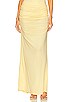view 1 of 4 DRAPED スカート in Crayola Yellow