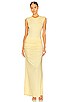 view 4 of 4 DRAPED スカート in Crayola Yellow