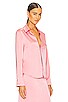 view 2 of 4 Sateen Shirt in Dusty Pink