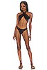x REVOLVE Basic Ruched Teeny Bikini Bottom, view 4, click to view large image.