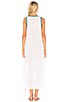 view 3 of 3 Tassel Slit Dress in White