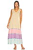 view 1 of 3 Rainbow Tank Maxi Dress in Pastel