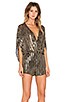 Kimora Sequin Romper, view 2 of 4, click to view large image.