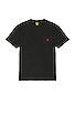 T-SHIRT POLO RALPH LAUREN POCKET TEE IN BLACK, view 1 of 3, click to view large image.
