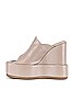 view 5 of 5 Neferet Platform Wedge in Taupe
