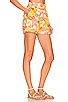 view 2 of 4 Le Haut High Waisted Shorts in Orange Daisy