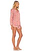 X REVOLVE Long Sleeve Top and Short Pajama Set, view 2 of 3, click to view large image.