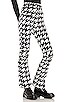 view 2 of 4 Aurora High Waist Flare Pant in Black & Snow White Houndstooth