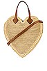 view 1 of 5 The Heart Beat Faster Tote Bag in Natural