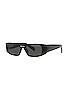 view 2 of 3 X Raf Simons Catwalk Sunglasses in Black