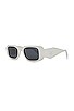 view 2 of 3 Rectangle in White & Dark Grey