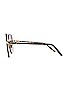 view 3 of 3 LUNETTES DE SOLEIL RECTANGLE in Pale Gold, Dark Havana, & Brown Gradient