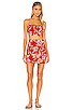 view 4 of 4 BALBOA 스커트 in Red Jessa Floral