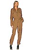 Aidy Long Sleeve Cargo Jumpsuit, view 1 of 3, click to view large image.