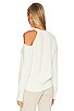 view 3 of 4 Eva Cold Shoulder Sweater in Infinity