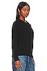 view 2 of 4 Eva Cold Shoulder Sweater in Midnight