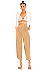 Kellin Pleated Trouser, view 4, click to view large image.
