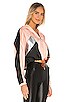 view 3 of 5 TFS Fashion Lux Track Jacket in Pink Sand