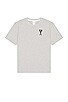 view 1 of 3 AMI Graphic Tee in Light Gray Heather
