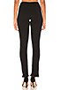 view 3 of 4 Luxe Rib Front Slit Pant in Black