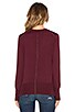 view 3 of 3 Leanna V Neck Sweater in Burgundy