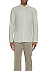 view 3 of 3 Wyatt Long Sleeve Buttondown in Sage