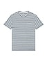 view 1 of 3 Kai Short Sleeve T-Shirt in Denim Nautical Stripe