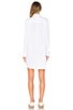 view 3 of 4 Sawyer Button Down Dress in White