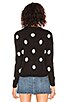 view 3 of 4 Perci Sweater in Black Ivory Polka Dot