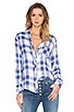Rails Hunter Button Down in White & Blue & Raspberry | REVOLVE