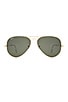 view 1 of 3 LUNETTES AVIATEUR LARGE CLASSIC in Green Classic