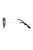 view 3 of 3 DOUBLE BRIDGE AVIATOR 선글라스 in Black & Grey Gradiant
