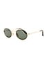 view 2 of 3 LUNETTES DE SOLEIL OVALES in Gold & Green Classic