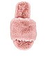 view 4 of 5 Faux Fur Sandal in Pink