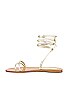 view 5 of 5 Nua Sandal in Pale Gold