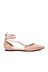 view 1 of 5 x For Love & Lemons Paloma Flat in Blush Suede
