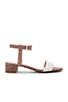 view 1 of 5 Andie Sandal in White & Taupe