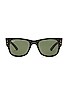 view 1 of 3 Mega Wayfarer Sunglasses in Black
