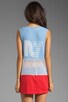 view 2 of 4 Malibu Randy Cut Off Tank in Cornflower