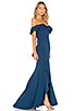 view 2 of 3 Aegean Off Shoulder Gown in Blue