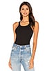 view 1 of 4 x Hanes Ribbed Tank in Black