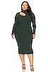 view 4 of 6 Lori Midi Dress in Forest Green