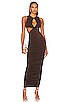 view 2 of 6 Hannah Maxi Dress in Chocolate