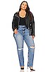 view 10 of 11 Alexa Faux Leather Moto Jacket in Black