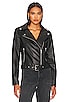 view 3 of 11 Alexa Faux Leather Moto Jacket in Black