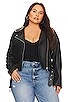 view 4 of 11 Alexa Faux Leather Moto Jacket in Black