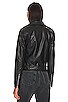 view 7 of 11 Alexa Faux Leather Moto Jacket in Black
