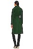 view 7 of 7 Brooks Waist Tie Coat in Forest Green