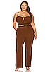 view 9 of 10 Danielle Belted Pant in Brown