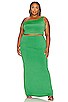 view 10 of 10 Lucy Maxi Skirt in Green